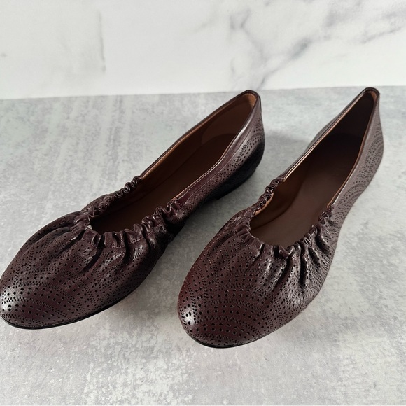 Alaïa Leather Ballet Flat size 40 (US 10) - Picture 1 of 10